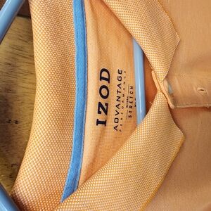 Izod Men's Orange Polo Shirt